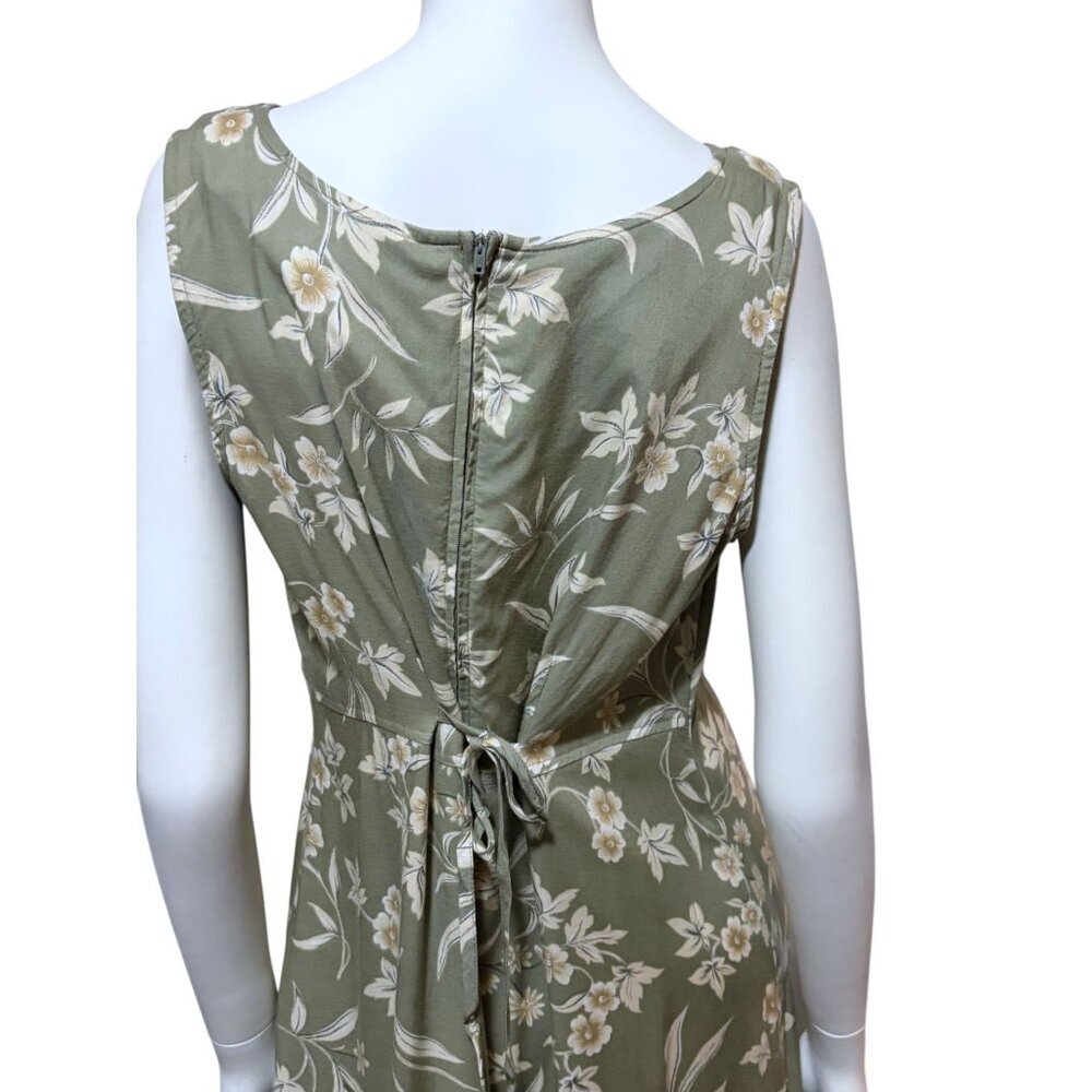 Vintage Kathie Lee Maxi Dress 14 Tie Back Wedding Guest Romantic Fairy Grunge - Picture 3 of 9